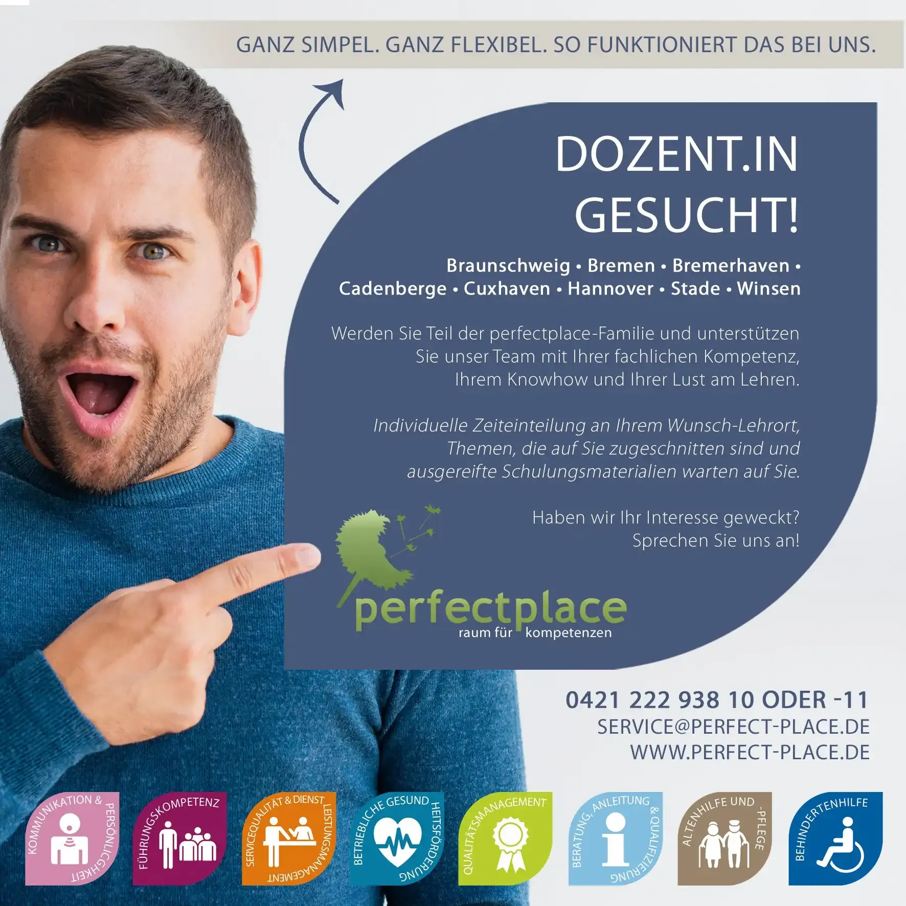 Dozent:in Stellenangebot perfectplace
